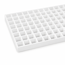 2mL cube gummy mold with 112 cavities top view