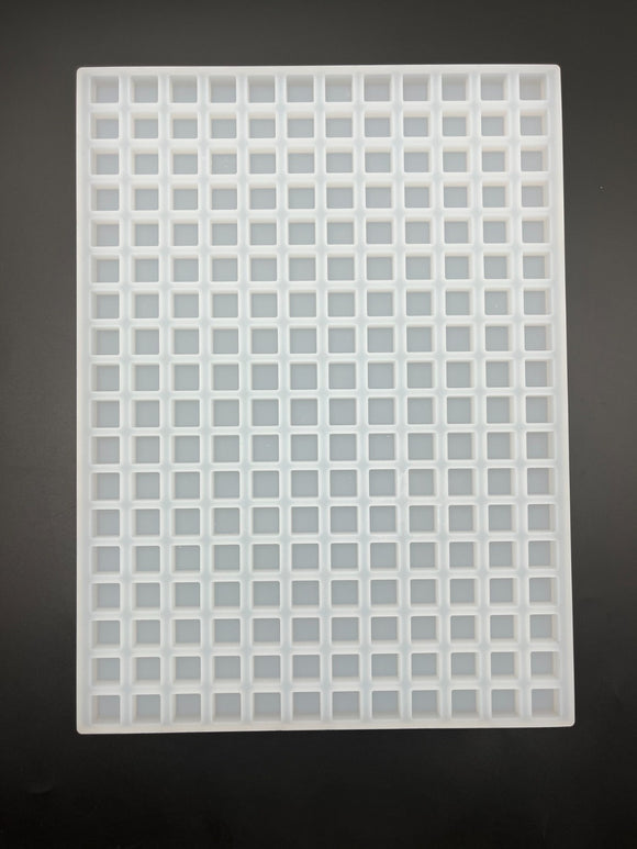 2,5 ml quadratische Gummibaumform - 216 Hohlräume