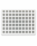 7.4mL brick gummy mold top view