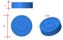 3.3mL Smiley Face Coin Gummy Mold-1