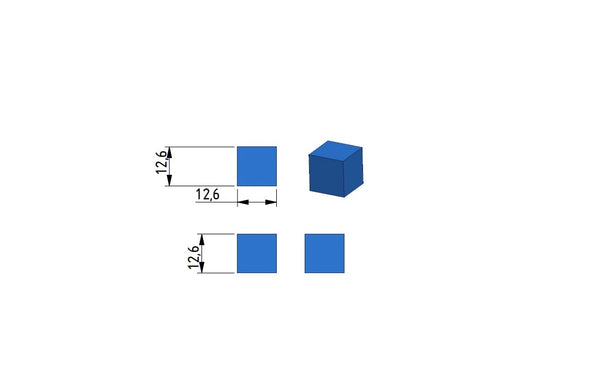 2 ml Würfelgummiform – 112 Mulden