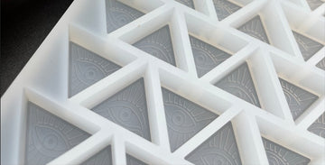 5,1 ml Pyramidendreieck Gummiform - 220 Hohlräume - 0