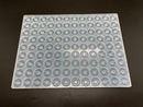 3mL Peach Ring Silicone Gummy Mold - 108 Cavities-5