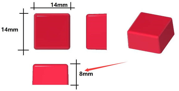 1,5 ml quadratische Silikon-Gummiform – 432 Vertiefungen