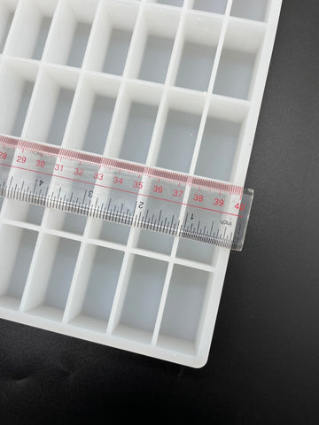 20 ml Rechteck Gummiform - 119 Hohlräume - 0